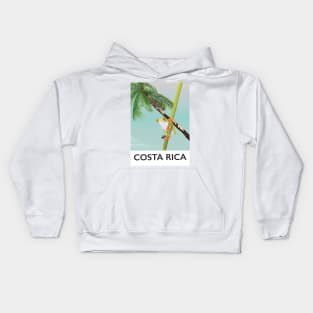 Costa Rica Travel poster Kids Hoodie